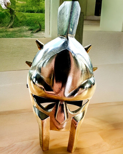 Máscara de Gladiador Cavaleiro "Sparta" - possibilidade de personalização com gravação