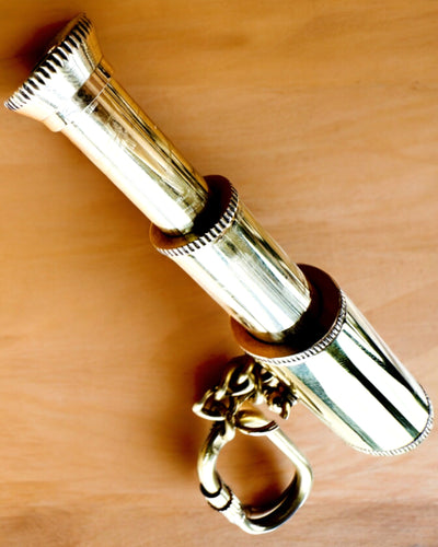 Telescópio de Bolso "Aventura Dourada" - porta-chaves com possibilidade de personalização