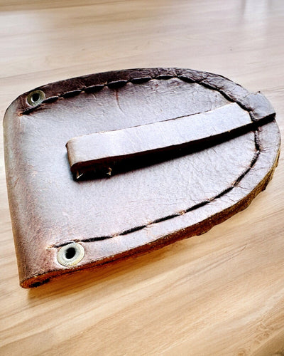 Estojo de Couro "Odkrywca" - para bússola compacta ou relógio de bolso - possibilidade de personalização com gravação