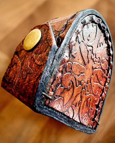 Estojo Elegante Maharadży para Relógio de Bolso ou Bússola - possibilidade de personalização com gravação