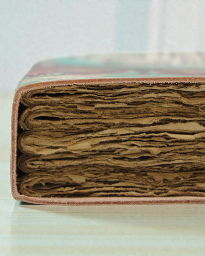 Caderno de Couro Borboleta da Inspiração Never Hide Your Wings – 13 × 18 cm