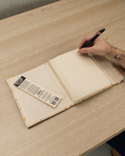 Caderno Lokta Grande Algodão Multicolor (45 folhas, 21 x 15 cm)