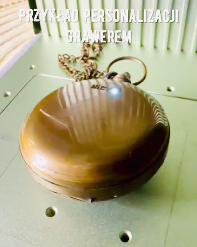 Bússola de Navegação do Viajante com gravação, personalização – Artesanato de Artesãos Indianos