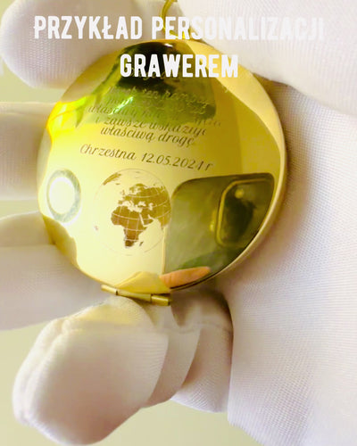 Bússola de Latão à Prova de Água com Efeito Luminoso - Essencial para Caminhadas e Campismo, personalização com gravação