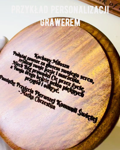 Bússola Náutica de Madeira com Possibilidade de Gravação – Feita à Mão, Artesanato