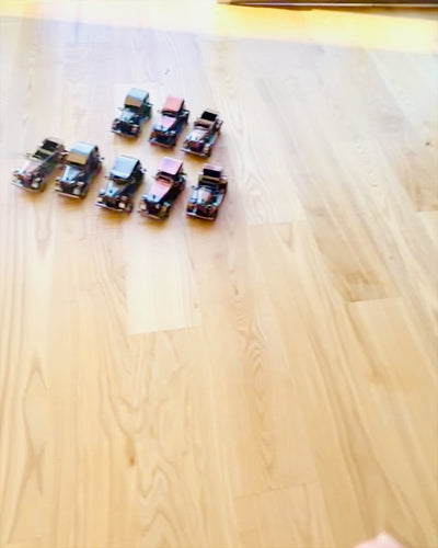 Retro Carro clássico, automóvel, de Ferro - Coleção "Vintage Drive", modelo de carro, personalização com gravação para presente