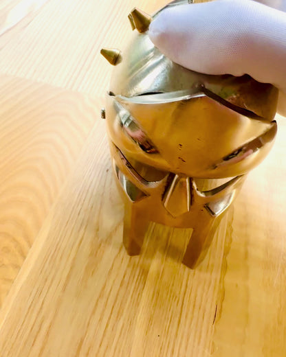 Máscara de Gladiador Cavaleiro "Sparta" - possibilidade de personalização com gravação