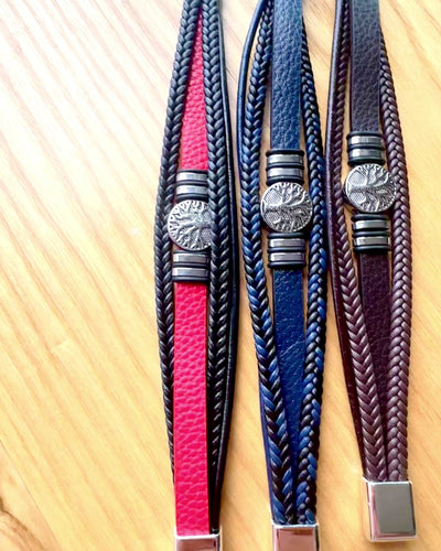 Pulseira "Árvore da Vida" com possibilidade de personalização para presente, 3 variantes de cores