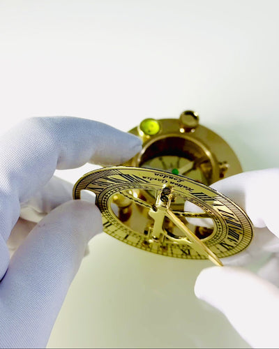 Bússola de Navegação com Sextante e Possibilidade de Personalização - Marítimo XL