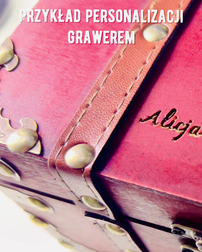 Caixa de Madeira 'Cofre do Tesouro Pirata' – Caixa Vintage para Jóias e Bugigangas