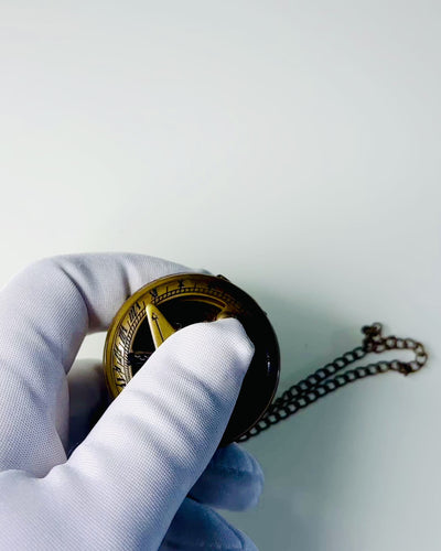 Bússola de Navegação do Viajante com gravação, personalização – Artesanato de Artesãos Indianos