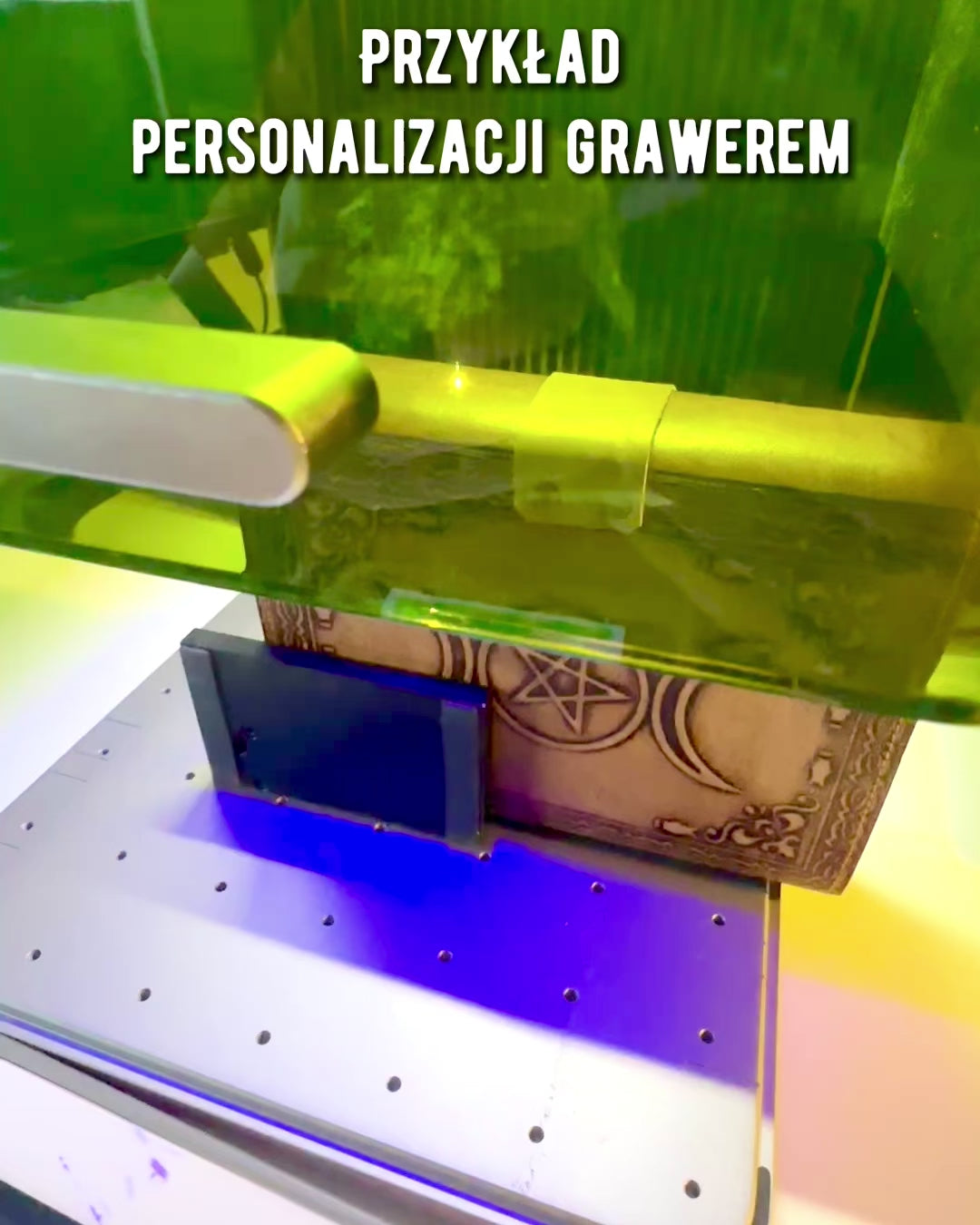 Dziennik Premium, Padrão Antigo, Caderno de Couro "Magiczna Kronika" 200 páginas, 2 variantes à escolha, personalização com gravação
