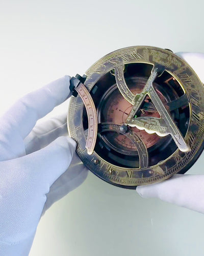 Antigo Compasso de Navegação Premium com Possibilidade de Gravação – Feito à Mão