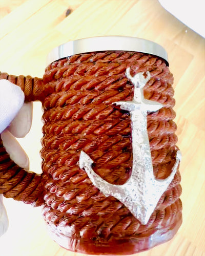 Caneca "Morski Skarb" de Aço Inoxidável, possibilidade de personalização com gravação para presente