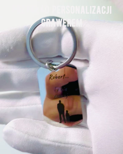 Brelok Militar ID "Nieśmiertelnik" de Aço Inoxidável – Gravura Personalizada