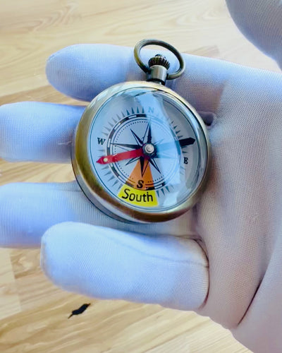 Bússola de Bolso "Orient Express" com Possibilidade de Gravação