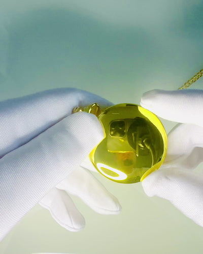 Relógio de Bolso Dourado com Possibilidade de Gravação