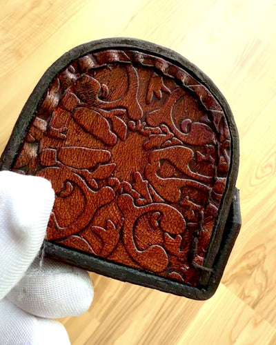 Estojo Elegante Maharadży para Relógio de Bolso ou Bússola - possibilidade de personalização com gravação