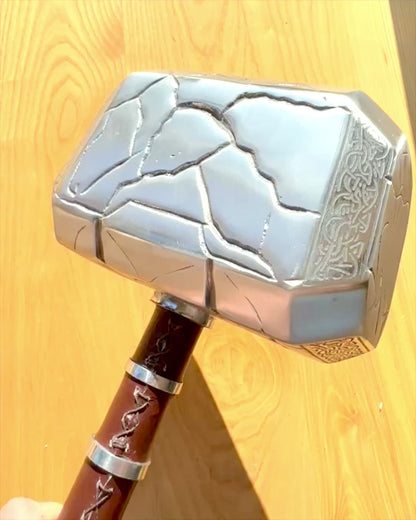 Martelo de Thor "Chief" - Martelo Artesanal Feito à Mão, personalização com gravação para presente