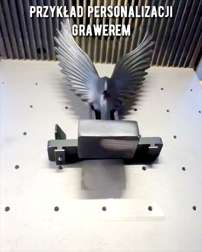 Elegante Estatueta de Asas de Anjo 15 cm de altura – "Guardiões Alados", possibilidade de personalização com gravação para presente, personalização, 2 variantes de cor