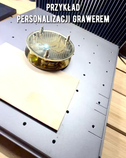 Bússola do Capitão "Odkrywca 2" - possibilidade de personalização com gravação para presente, 2 variantes de cores à escolha