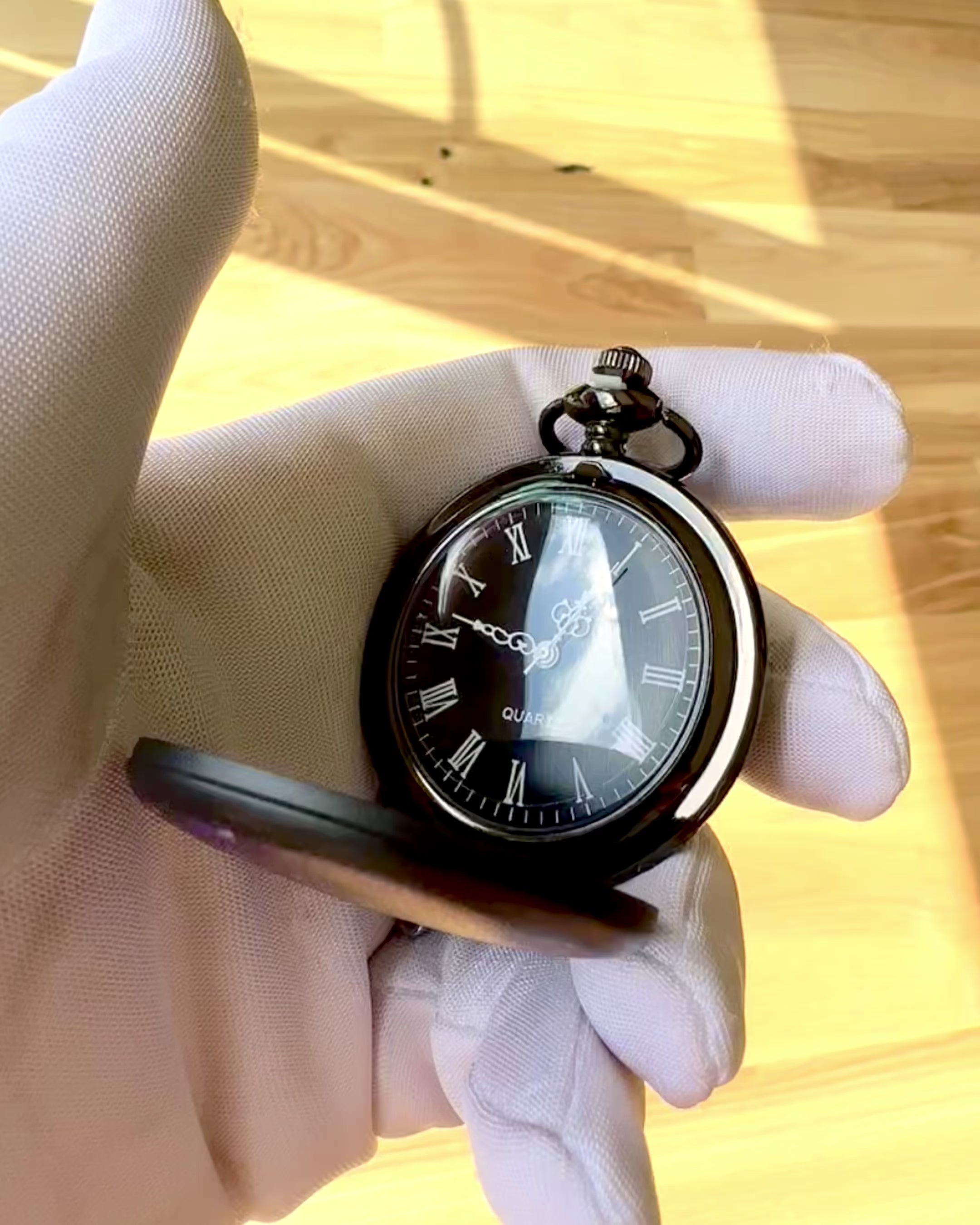 Relógio de Bolso "Galactic Vision" com Possibilidade de Gravação, presente personalizado