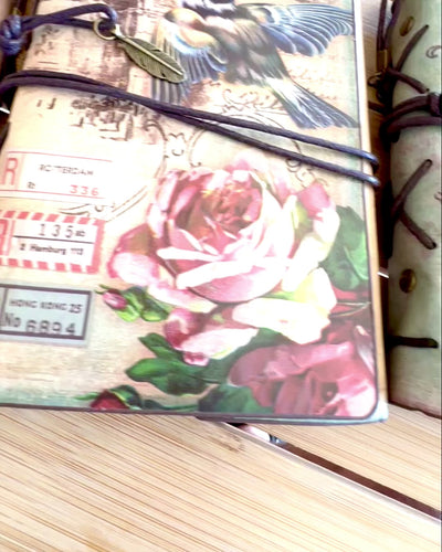 Notatnik Vintage Memoire com gravação personalizada - 3 modelos à escolha, caderno para presente