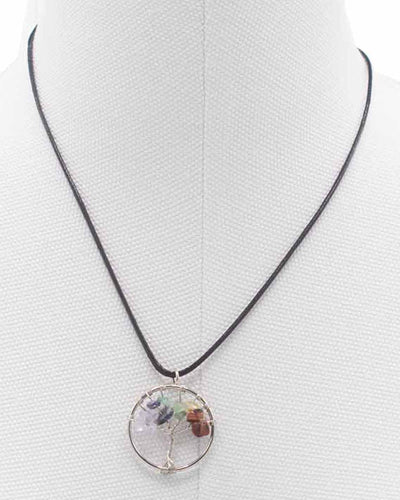 Colar Árvore da Vida Equilíbrio dos Chakras – Pedras Naturais