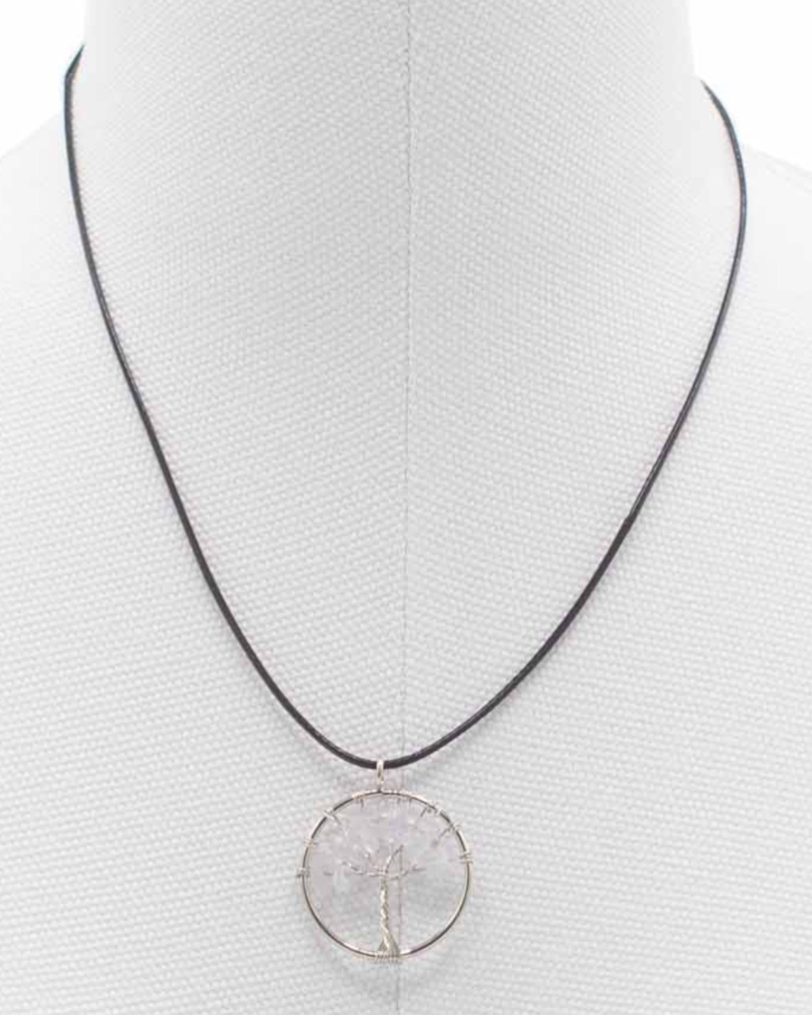 Colar Árvore da Vida Energia Pura – Quartzo Skalist y