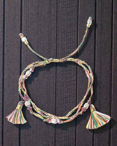 Pulseira de Cordão de Templo Panca Dharma – Força da Fé