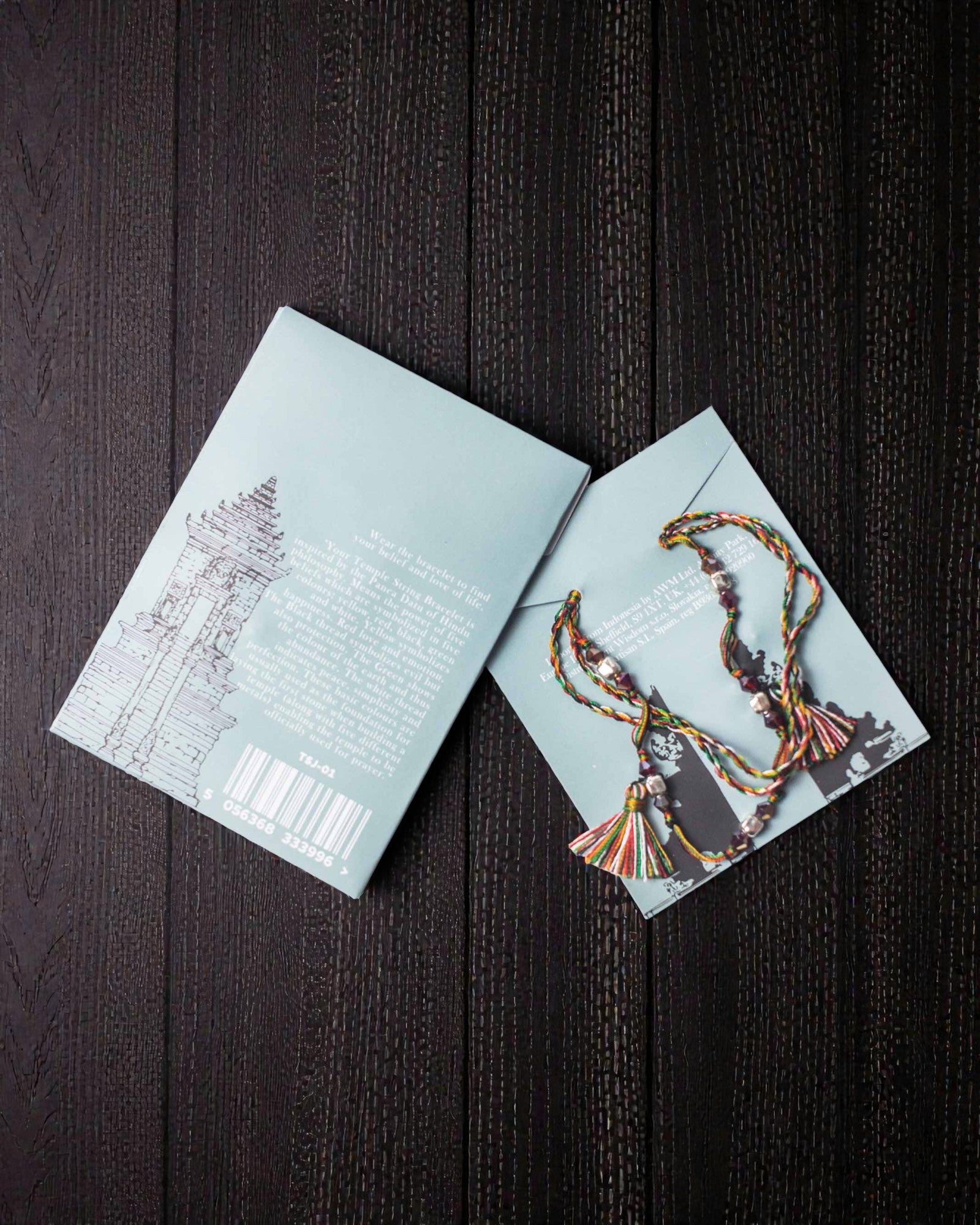 Pulseira de Cordão de Templo Panca Dharma – Força da Fé