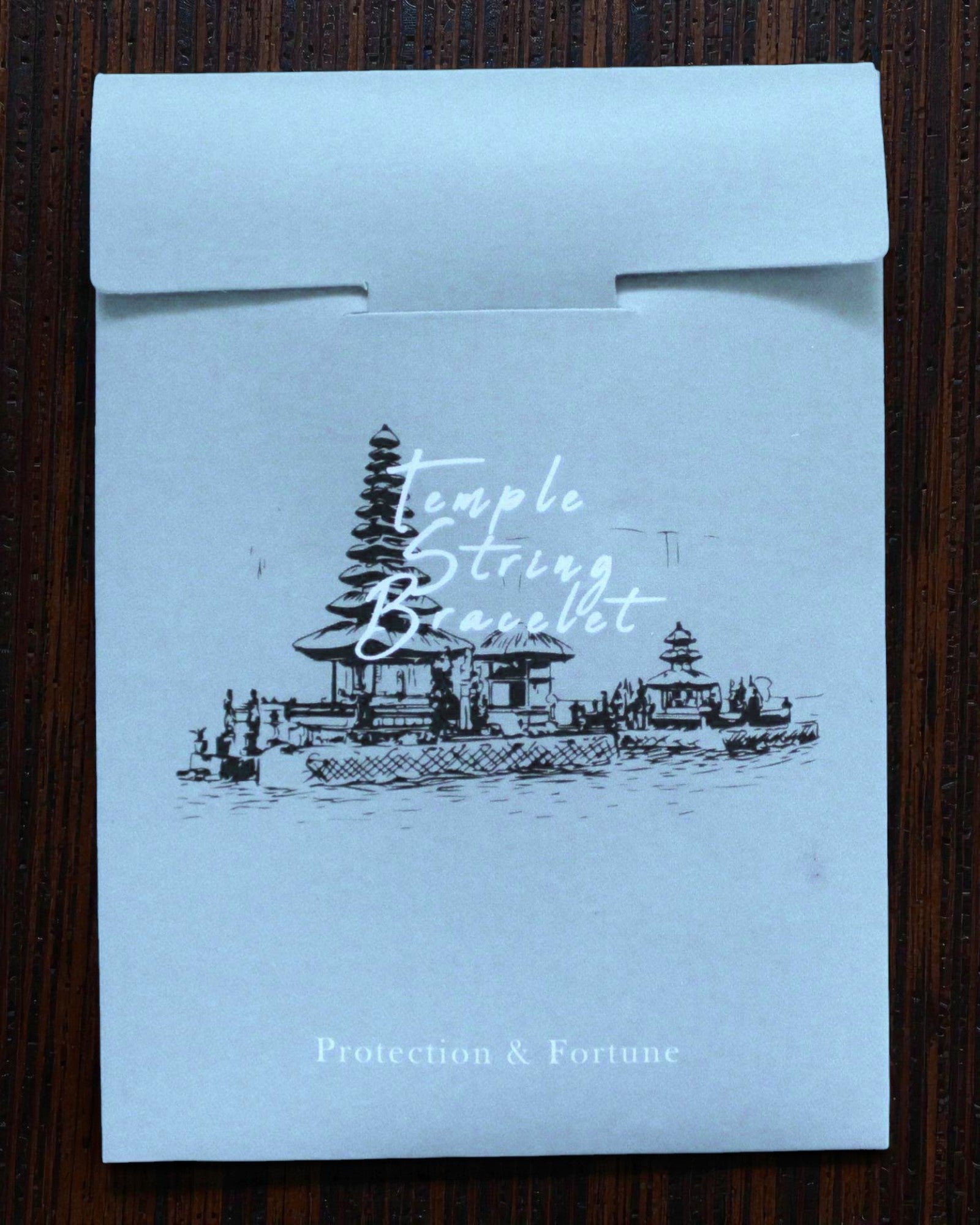 Pulseira de cordão do templo Lucky Karma – Proteção e Sorte