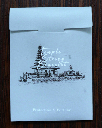 Pulseira de cordão do templo Lucky Karma – Proteção e Sorte