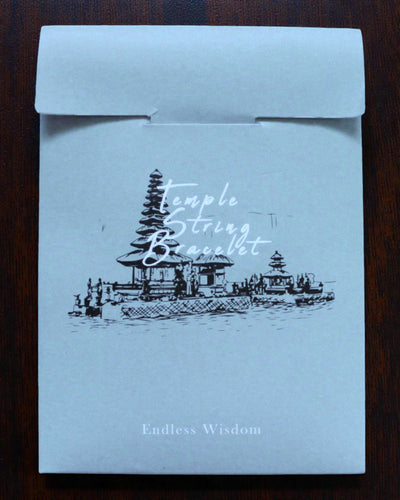 Pulseira de cordão do templo Infinite Wisdom – Sabedoria Infinita