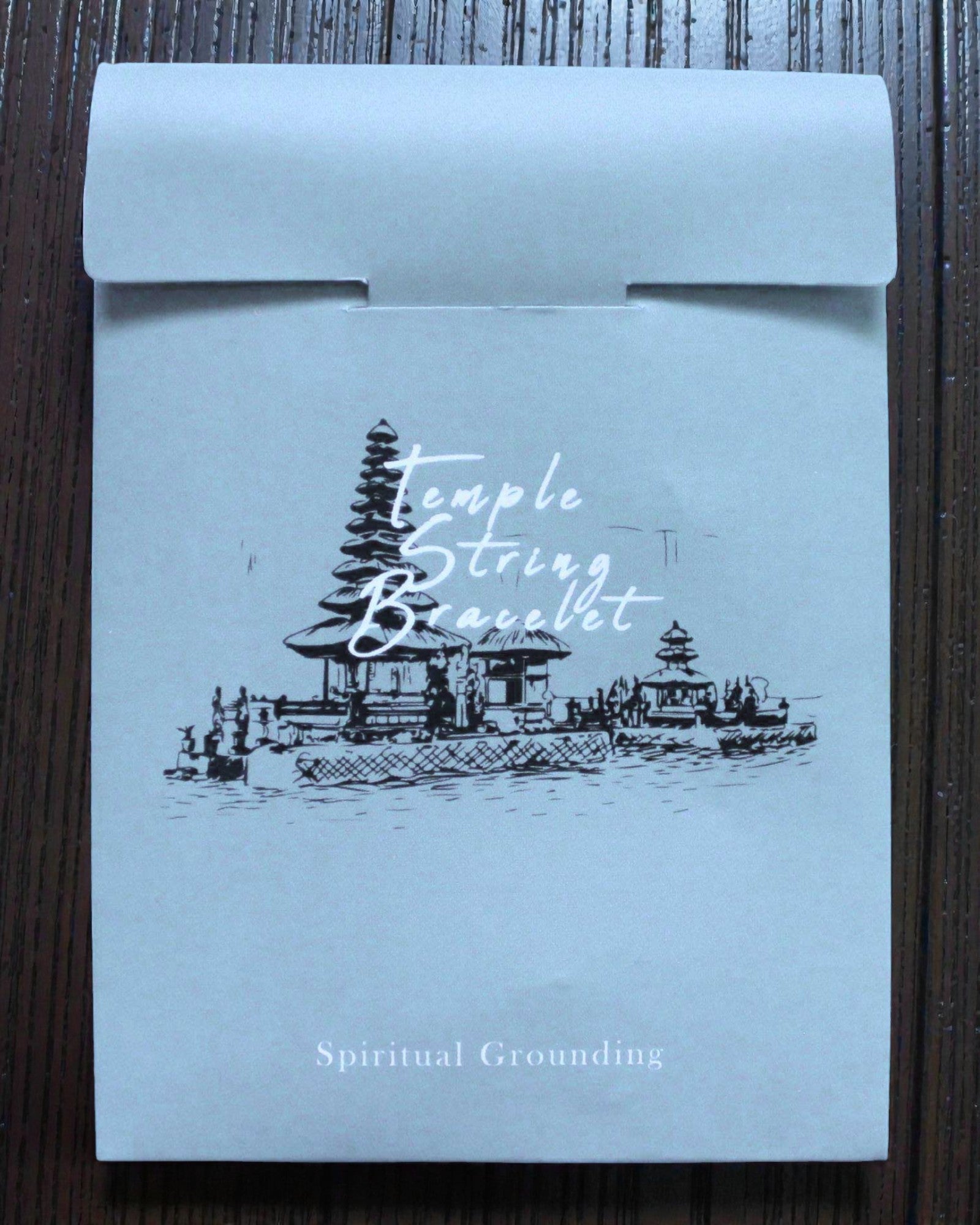 Pulseira de Cordão de Templo Dharma Knot – Enraizamento Espiritual