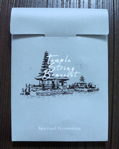 Pulseira de Cordão de Templo Dharma Knot – Enraizamento Espiritual