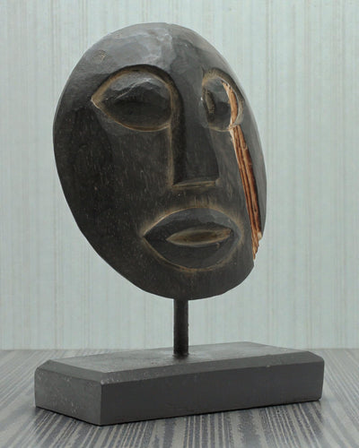 Máscara Timorense Guardião dos Antepassados 27x20 cm – Preta