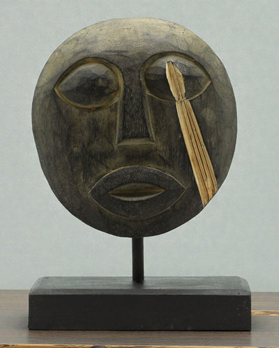 Máscara Timorense Guardião dos Antepassados 27x20 cm – Antiga